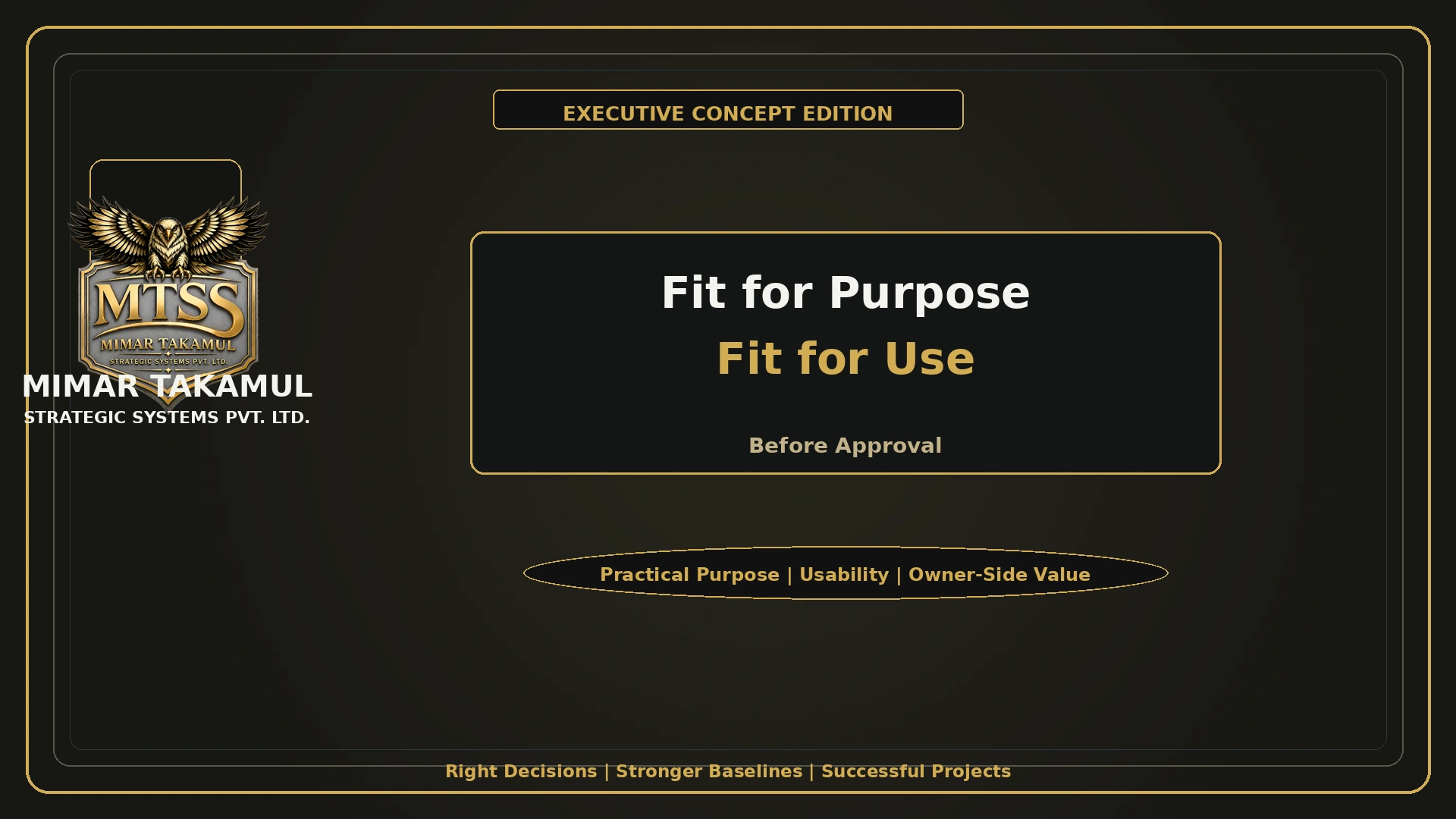 Fit for Purpose | Fit for Use video poster